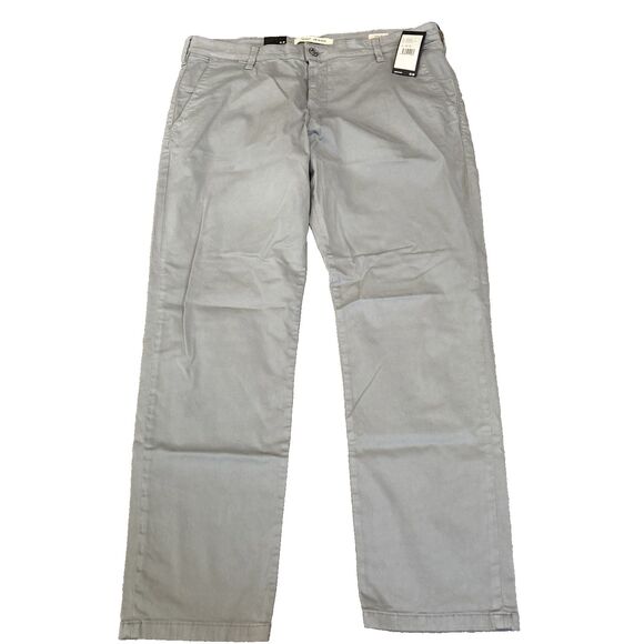 NWT Mavi Men's Zach Stretch Straight Leg Shark Skin Gray Twill Jeans Pants 40x32